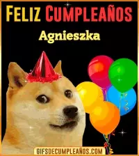 Memes de Cumpleaños Agnieszka